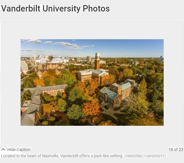 美国知名大学范德堡大学Vanderbilt University